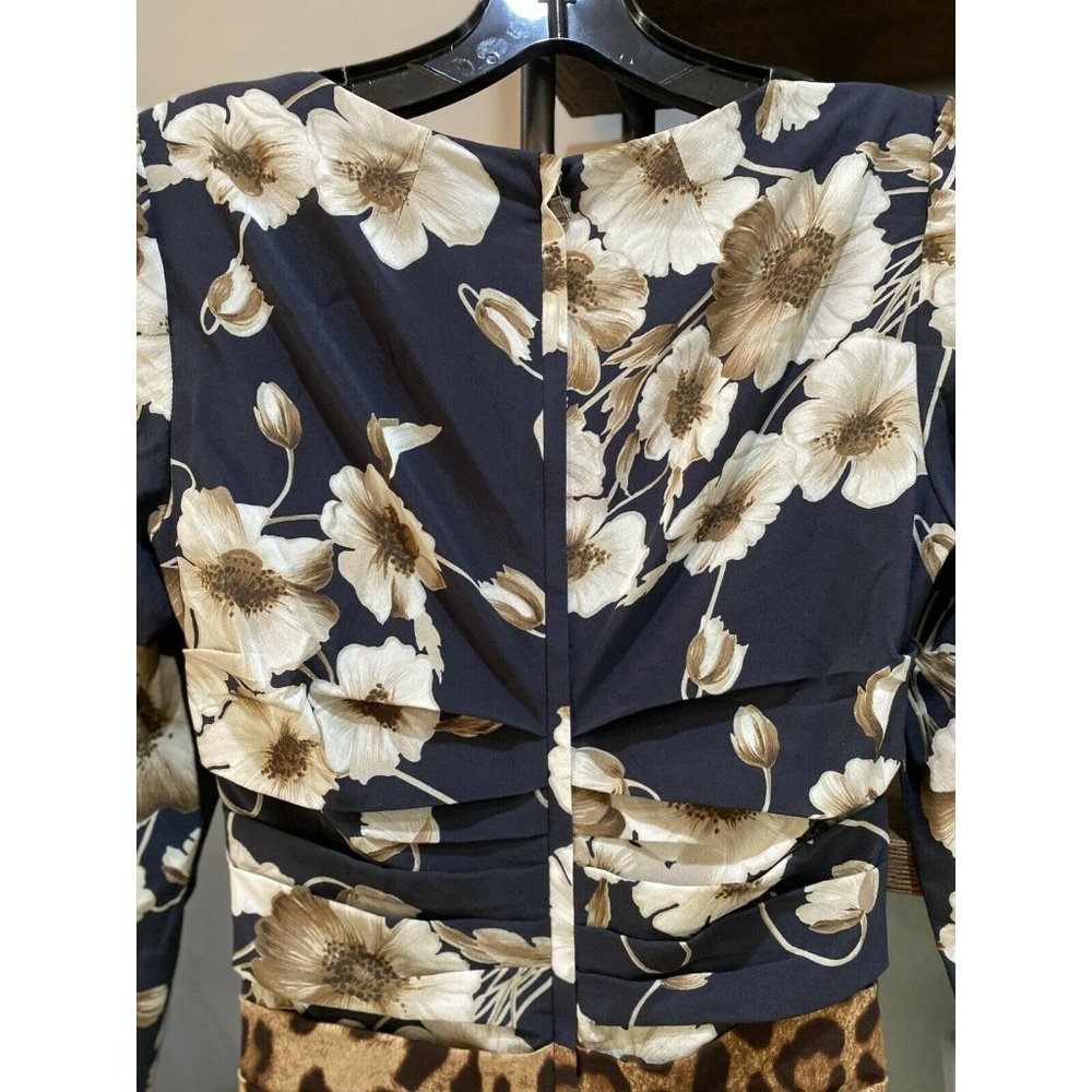 DOLCE & GABBANA Floral Animal Leopard Print Mini 4 - Picture 10 of 12